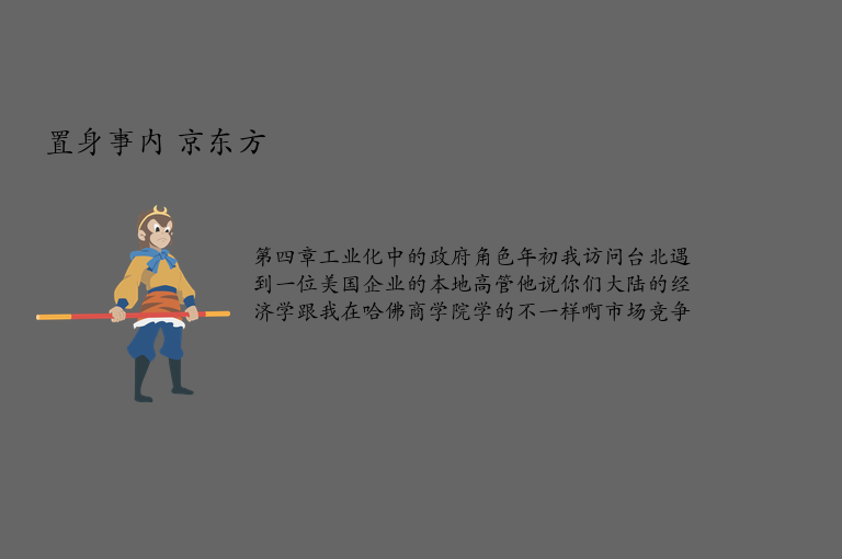 置身事内 京东方