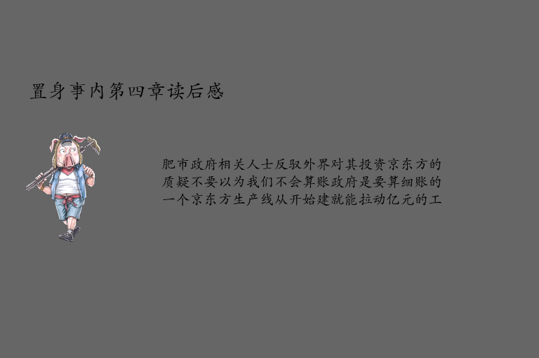 置身事内第四章读后感